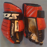 Mike Rupp New Jersey Devils Game Used Gloves