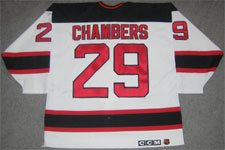 Shawn Chambers 1995-96 Game Worn New Jersey Devils Jersey
