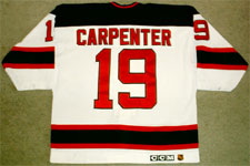 Bobby Carpenter 1996-97 Game Worn New Jersey Devils Jersey