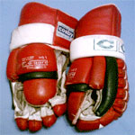 Bruce Driver New Jersey Devils Game Used Gloves