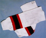 Jay Pandolfo New Jersey Devils Game Used Socks
